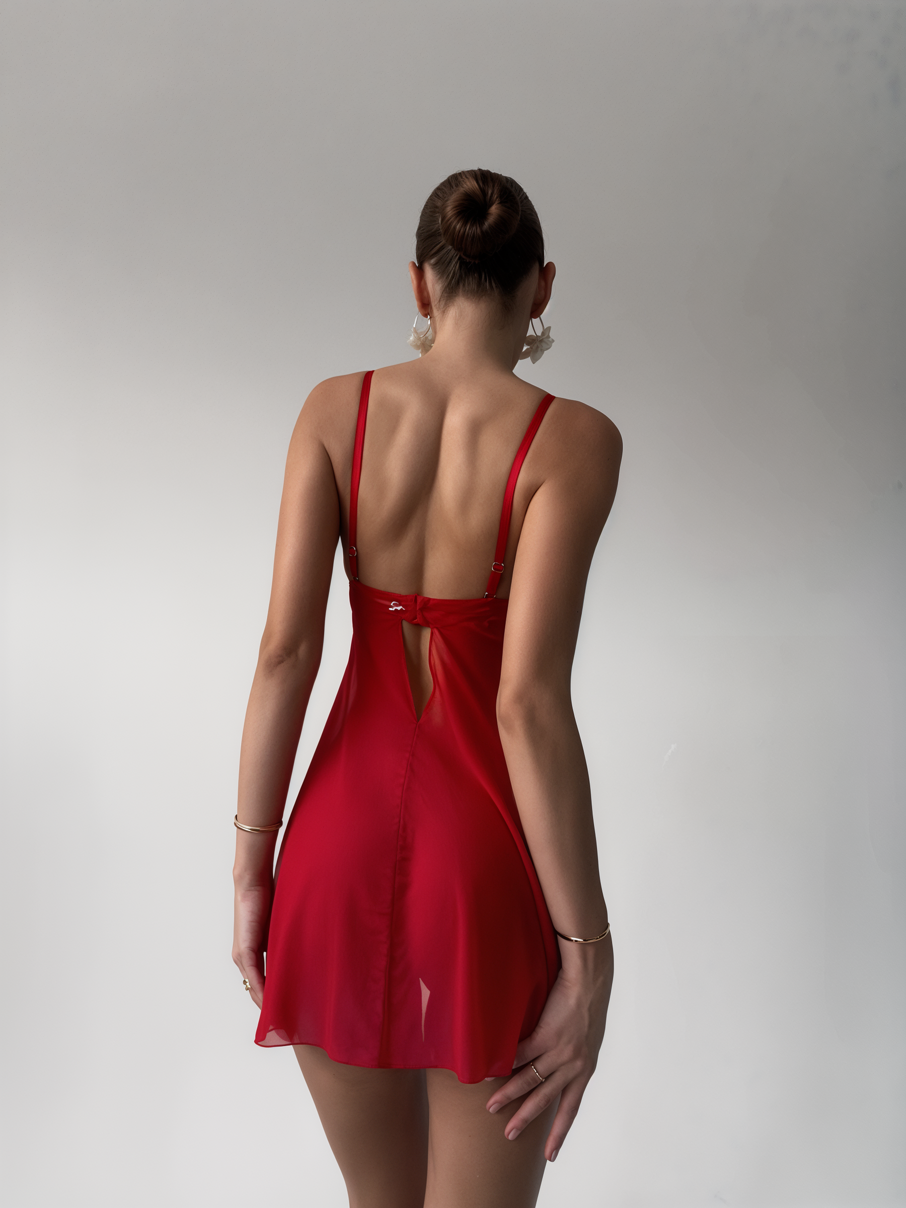 Biana Premium Babydoll Red